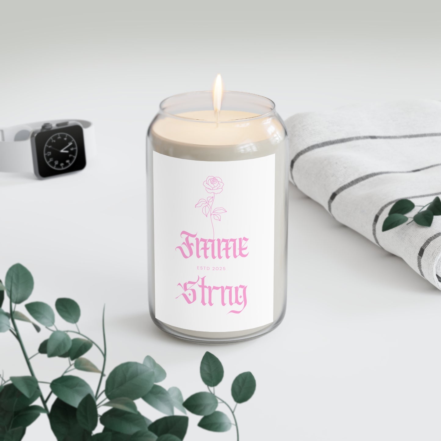 Fmme Strng Scented Soy Candle โ Peace + Calm ๐ฏ๏ธ๐นโจ