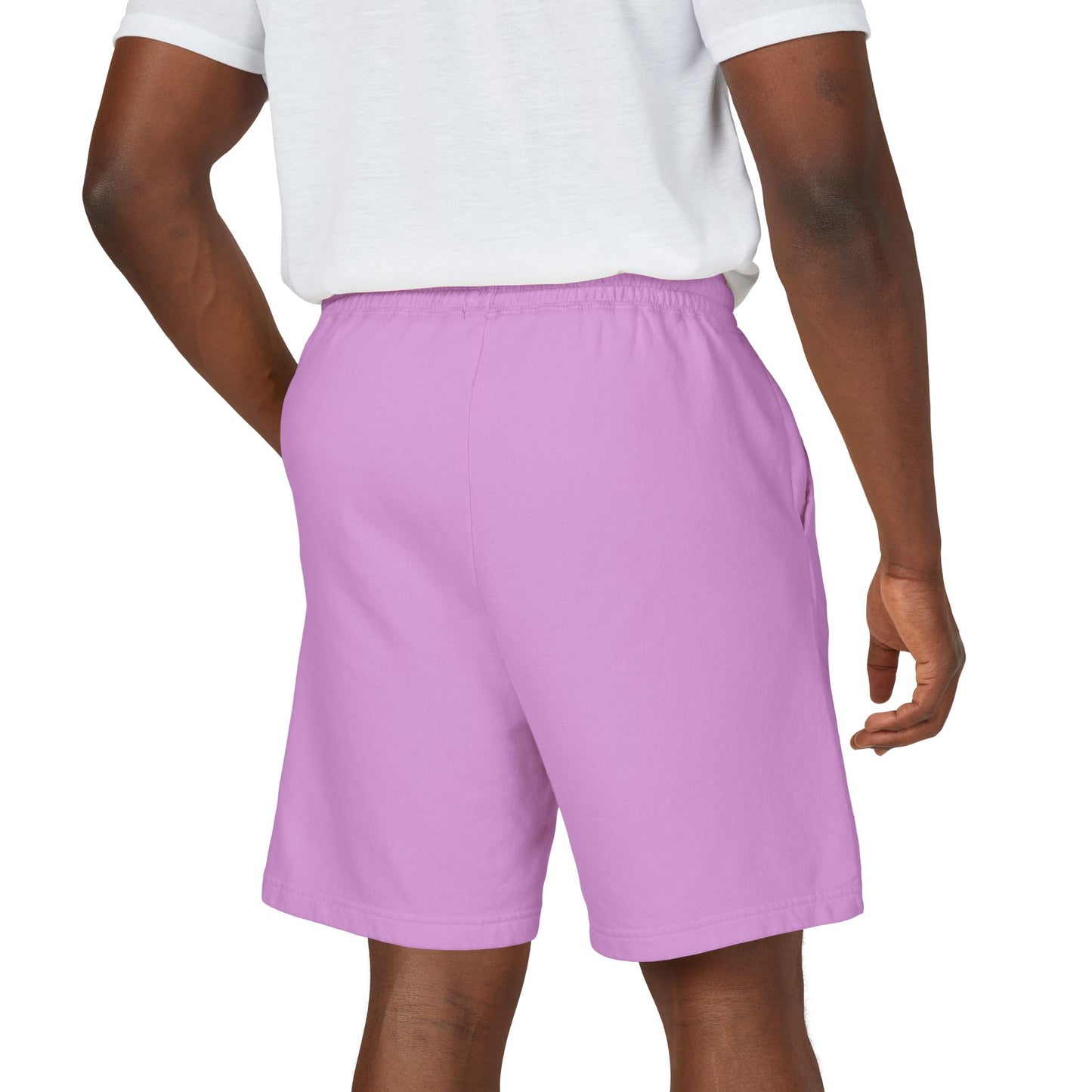 Embroidered Retro Monogram Sweat Shorts β "Established 2023" Lightweight Fleece