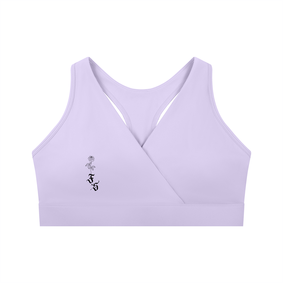 Women's Crossover V-Neck Sports Bra