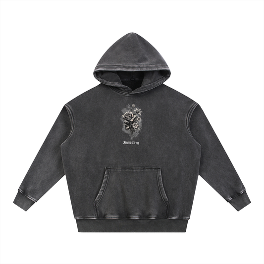 Product view of Snow Wash Oversized Fleece Hoodie