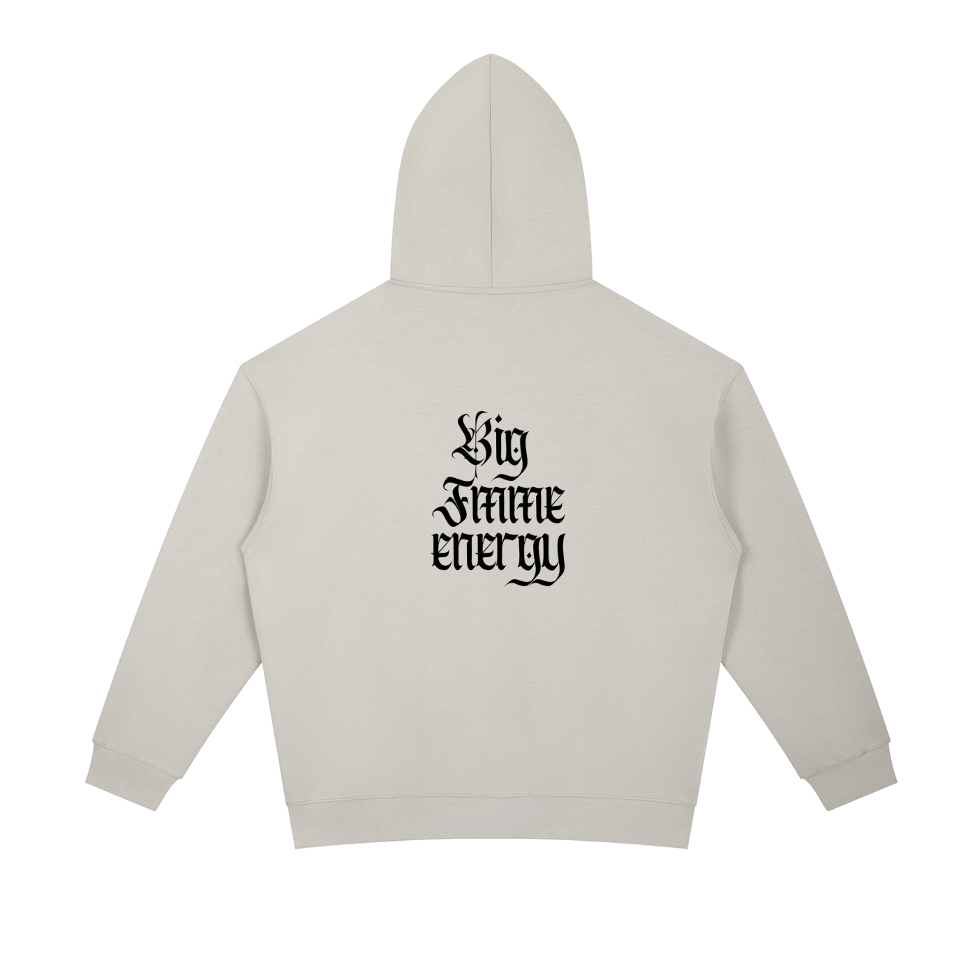Heavyweight Fleece Hoodie: Big Fmme Energy (Black Text) 🖤 ✨