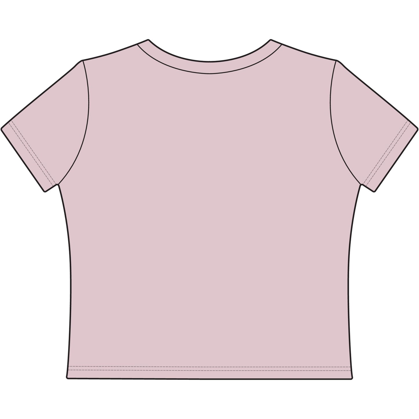 Fmme Strng Pink Arch Baby Tee 💗