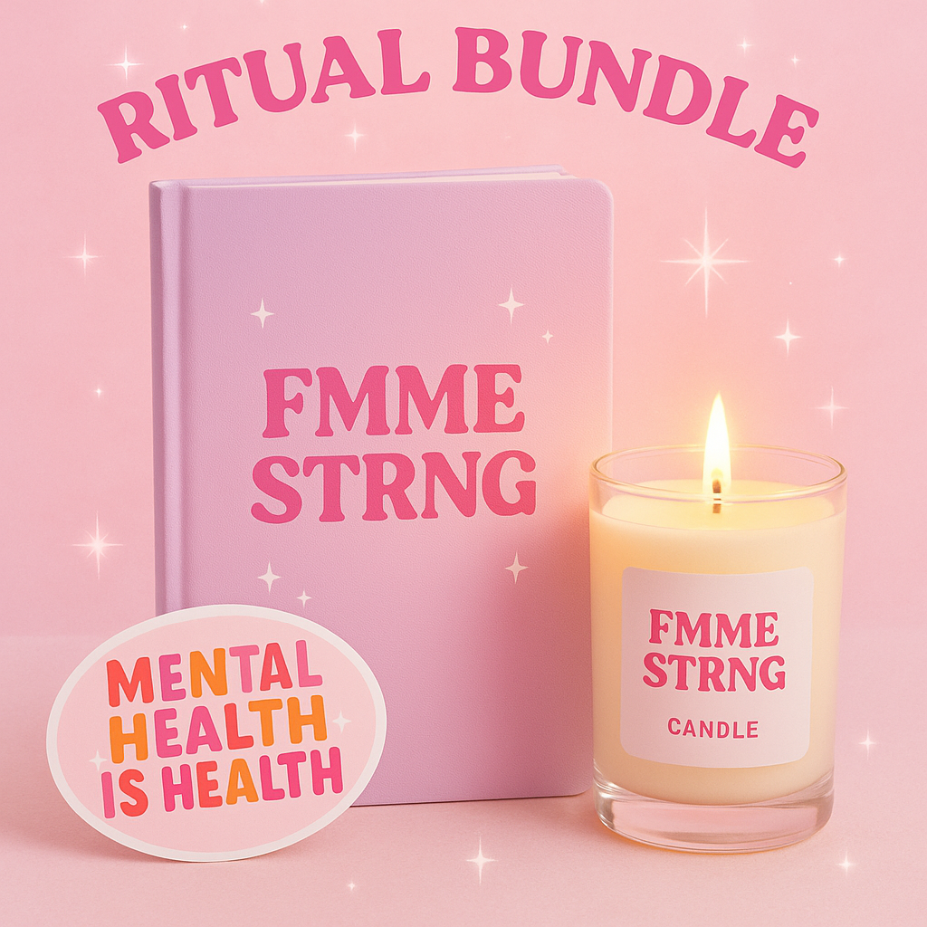 “The Ritual” 🩷 ✍🏿 🕯️ 📒 ✍🏼 ✨ Journal + Scented Candle Bundle 💕