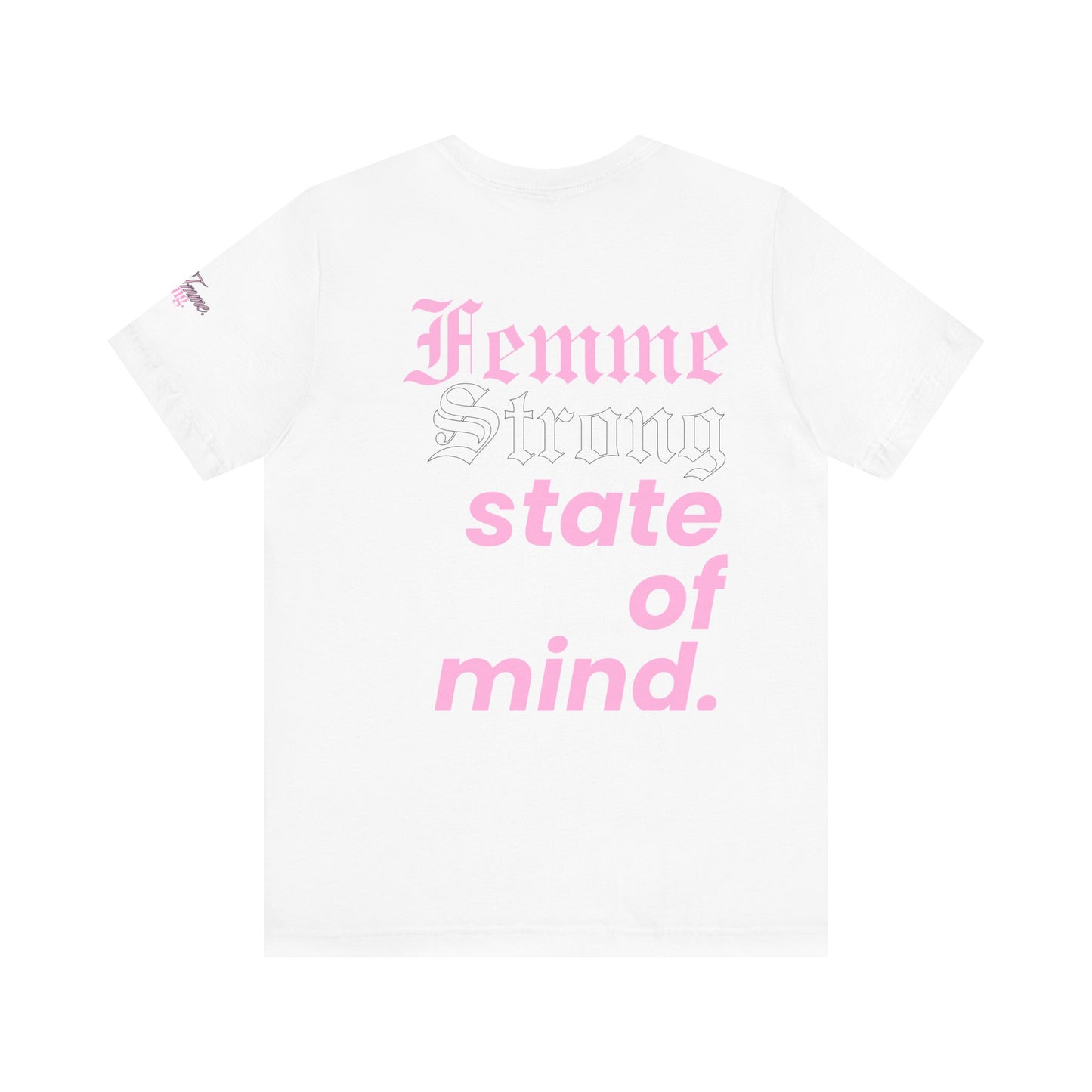 💖 “Fmme Strng State of Mind” Jersey Tee 🤍✨