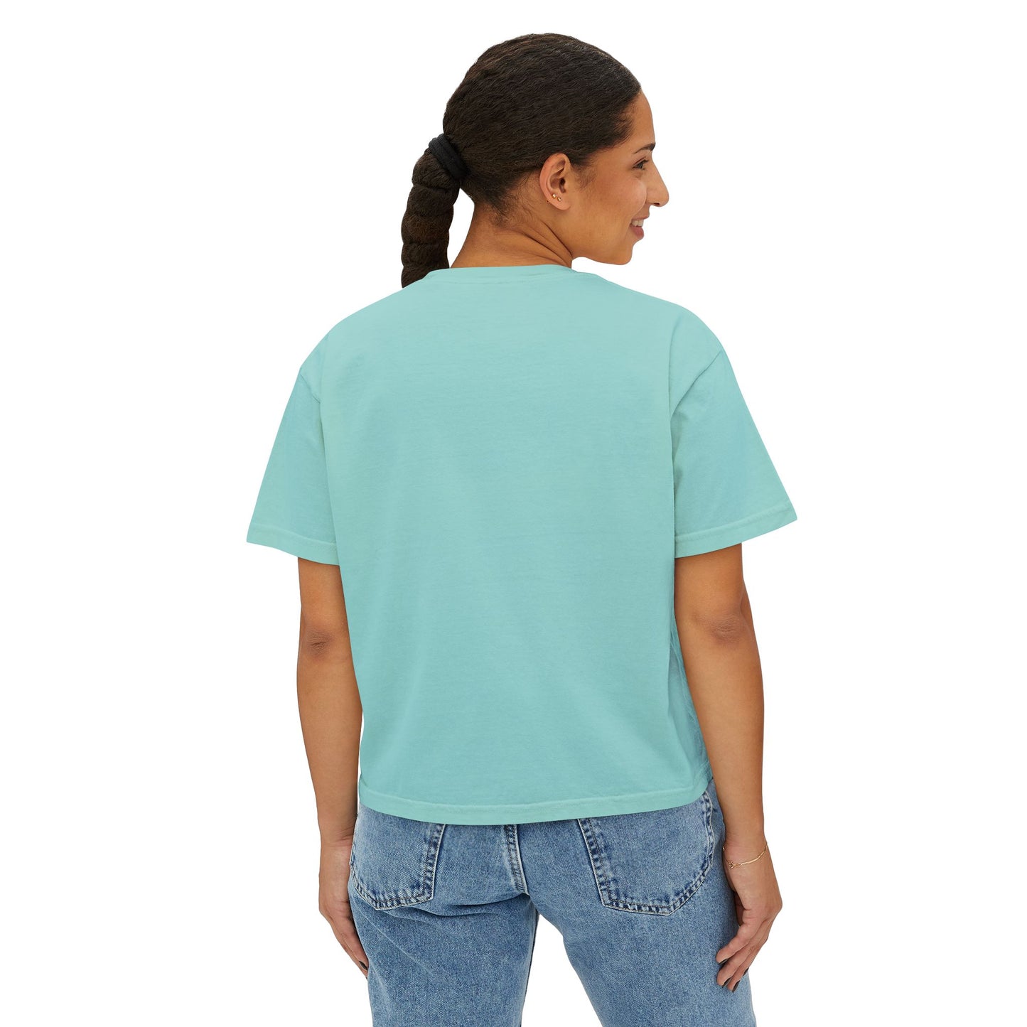 FSA Pink Collegiate Boxy Tee — Women's Casual Crop T-Shirt