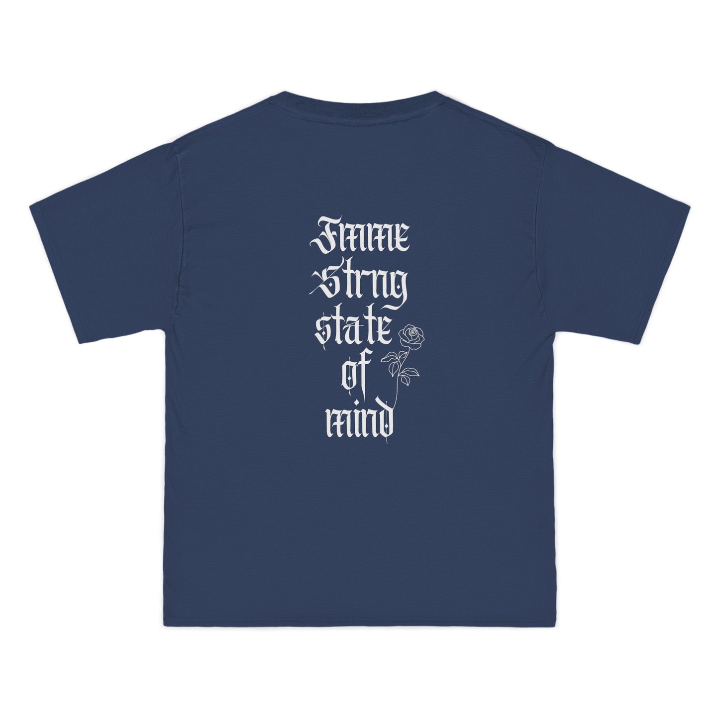 Strength Script T-Shirt — 'Strong & Strong' Minimalist Graphic Tee