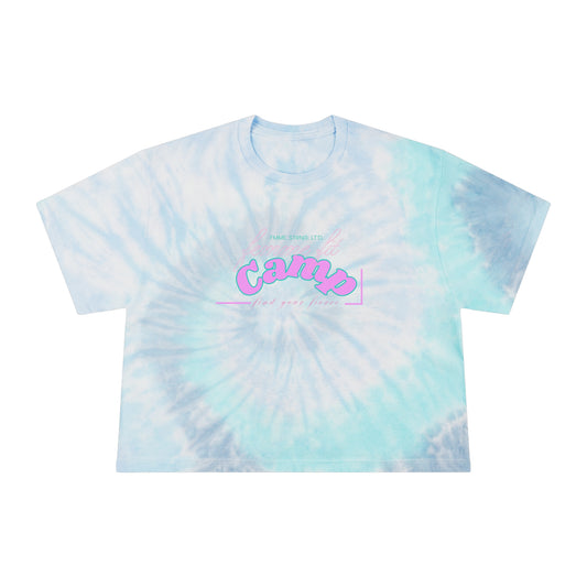 "Iconic Femme Fit Camp" Tye Dye Crop 💖 ✨
