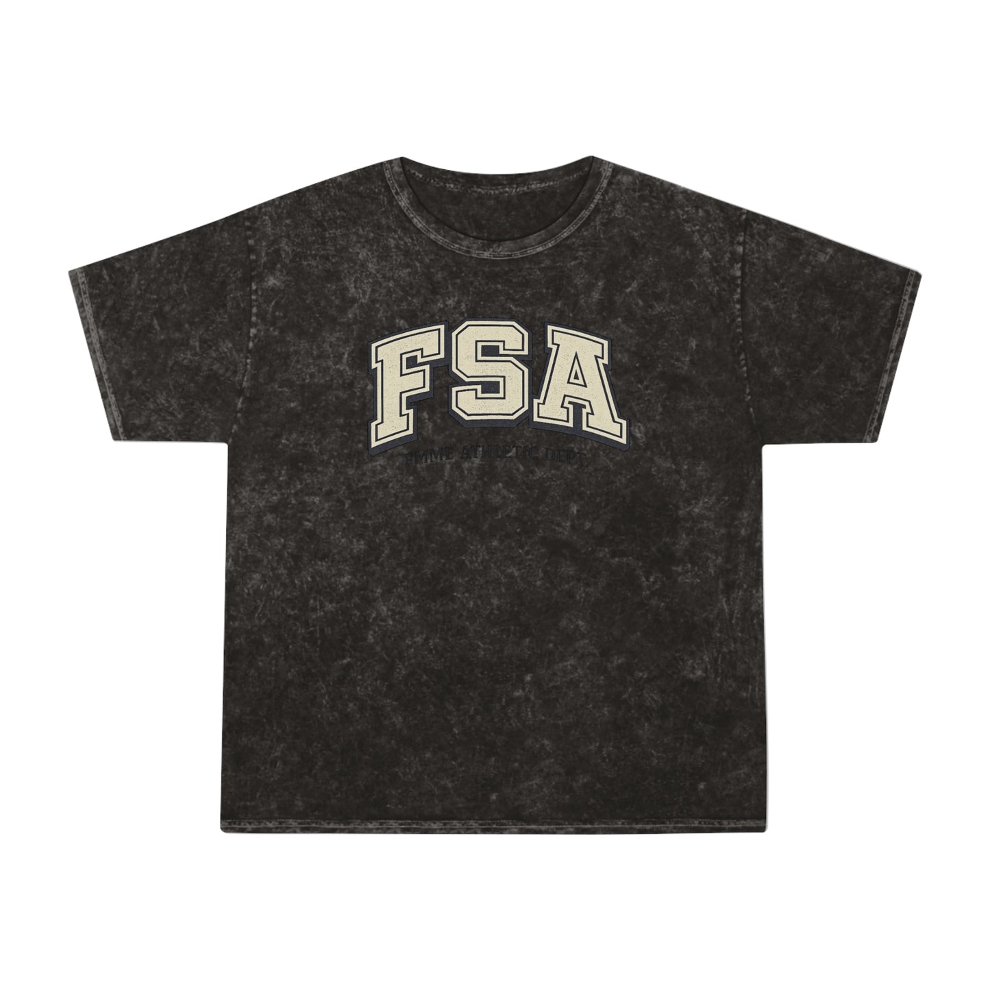 FSA Vintage Mineral-Wash T‑Shirt — Femme Athletic Dept. Collegiate Tee