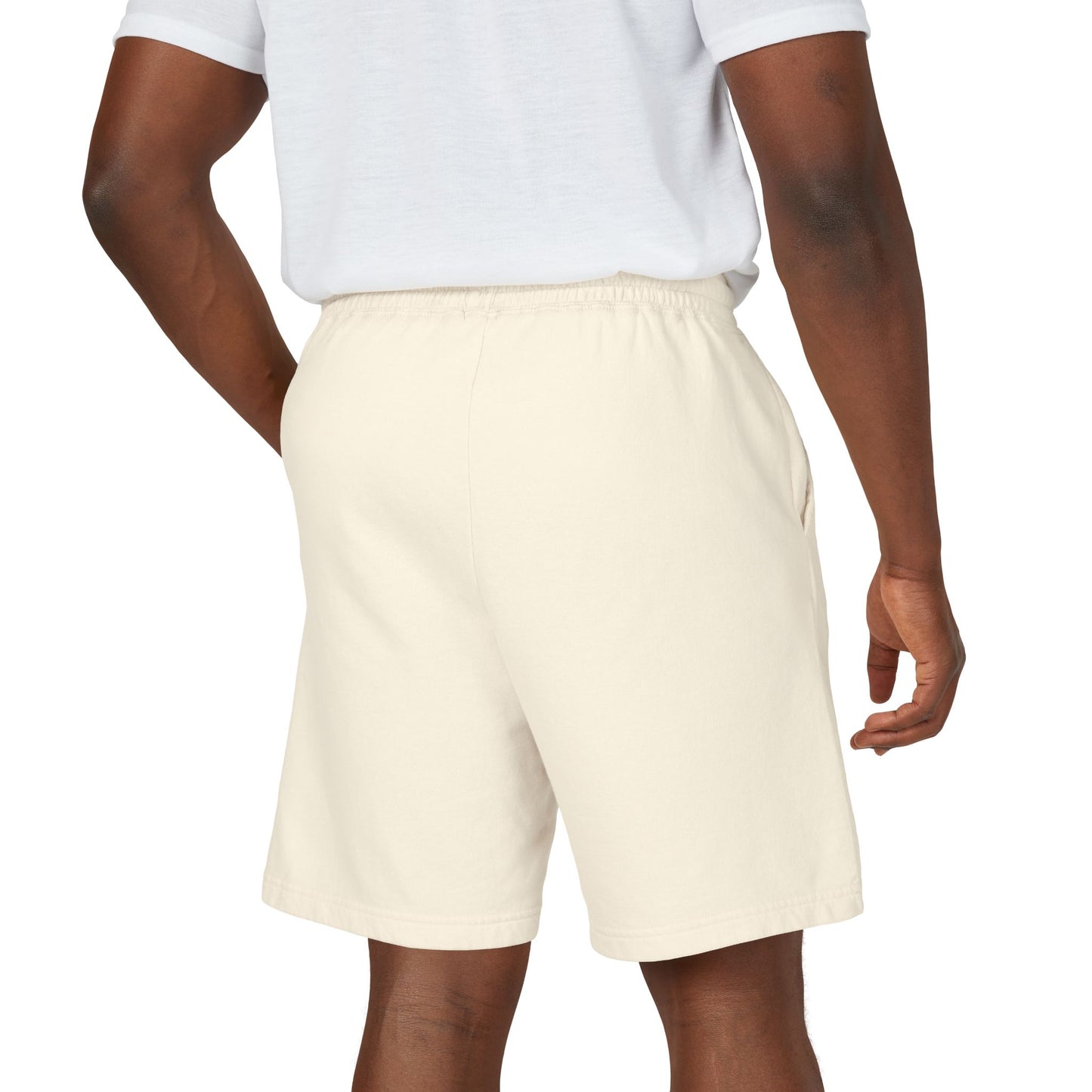 Embroidered Retro Monogram Sweat Shorts — "Established 2023" Lightweight Fleece