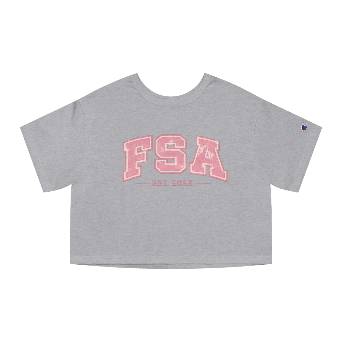 FSA Pink Collegiate Crop Tee