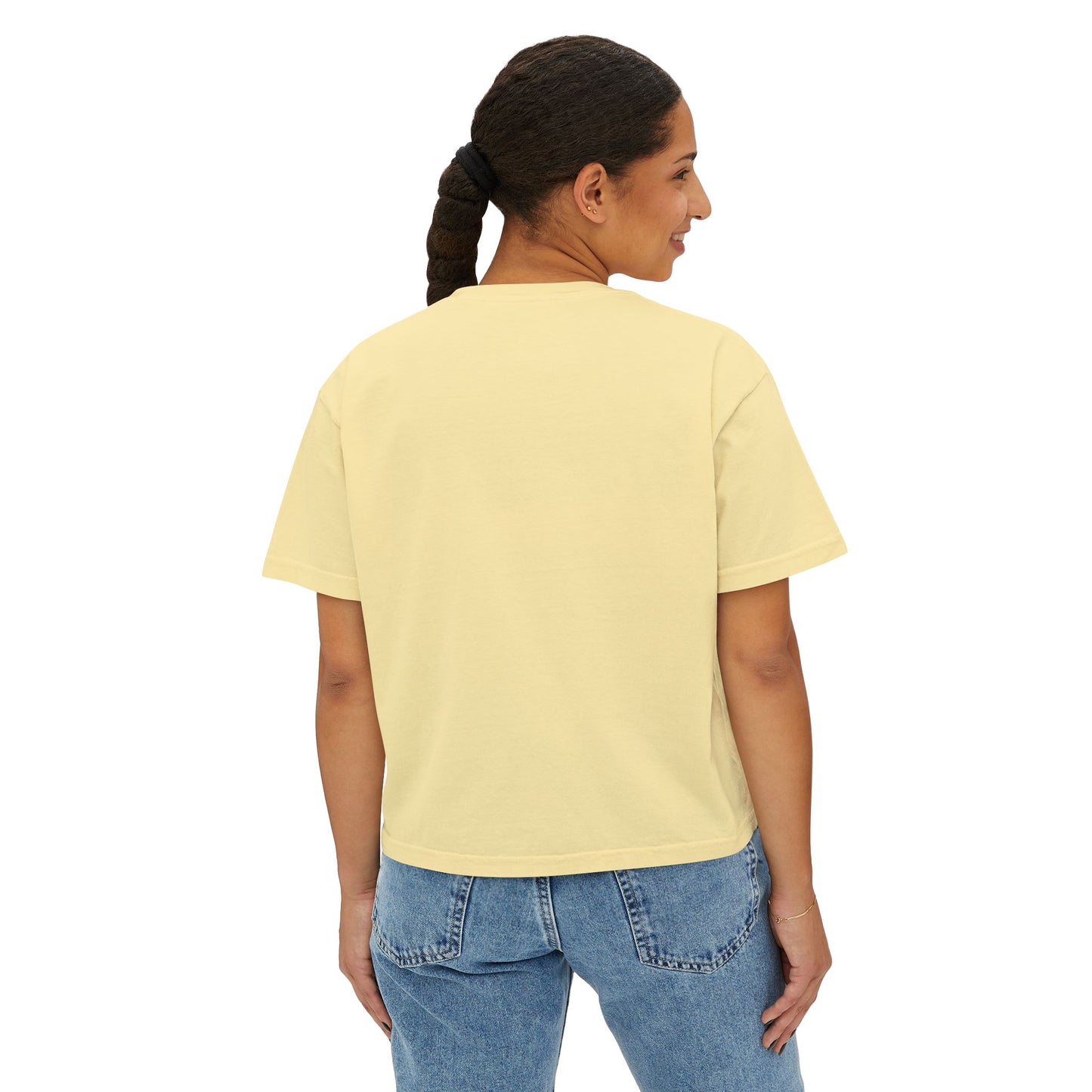 FSA Pink Collegiate Boxy Tee — Women's Casual Crop T-Shirt