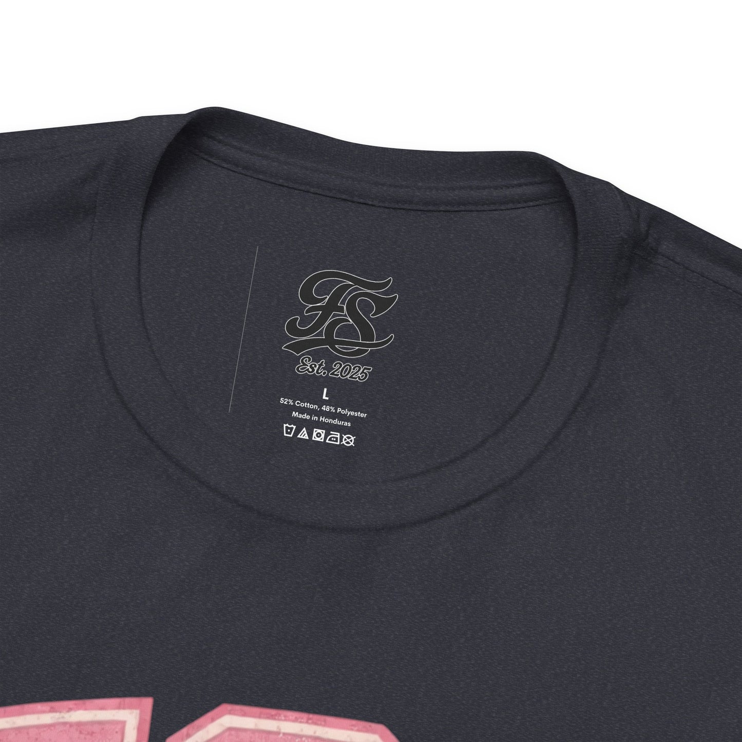 FSA Vintage Varsity Tee — Est. 2025 Pink College Shirt