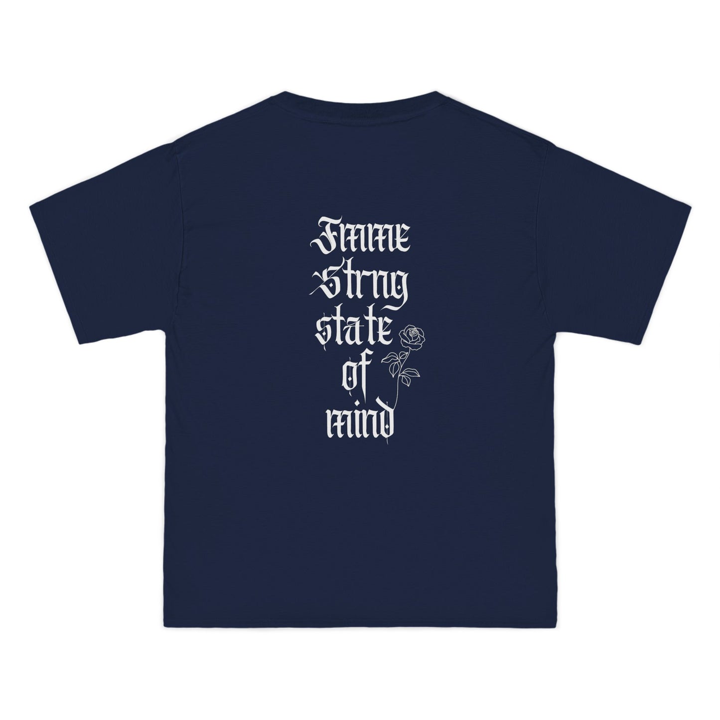 Strength Script T-Shirt — 'Strong & Strong' Minimalist Graphic Tee