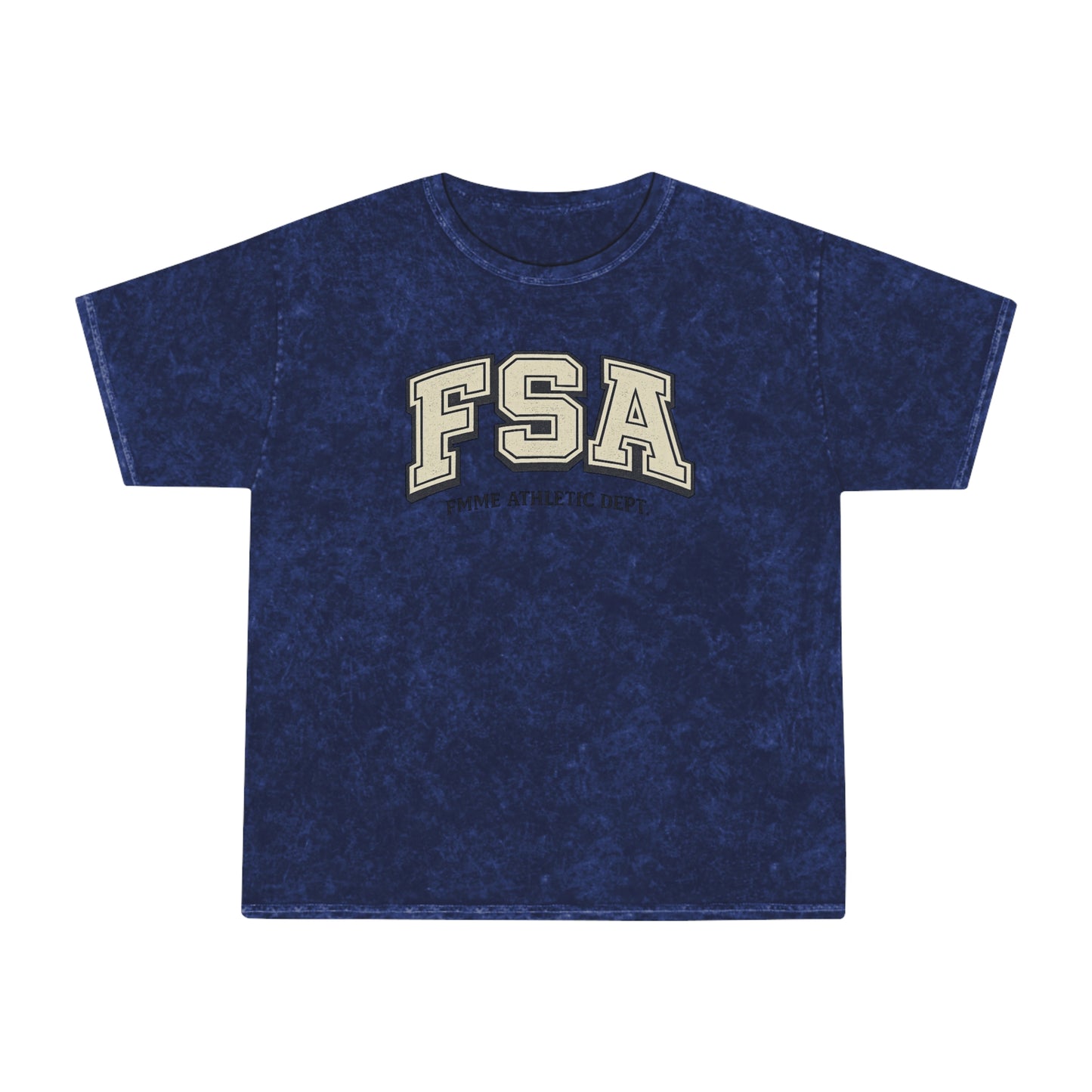 FSA Vintage Mineral-Wash T‑Shirt — Femme Athletic Dept. Collegiate Tee