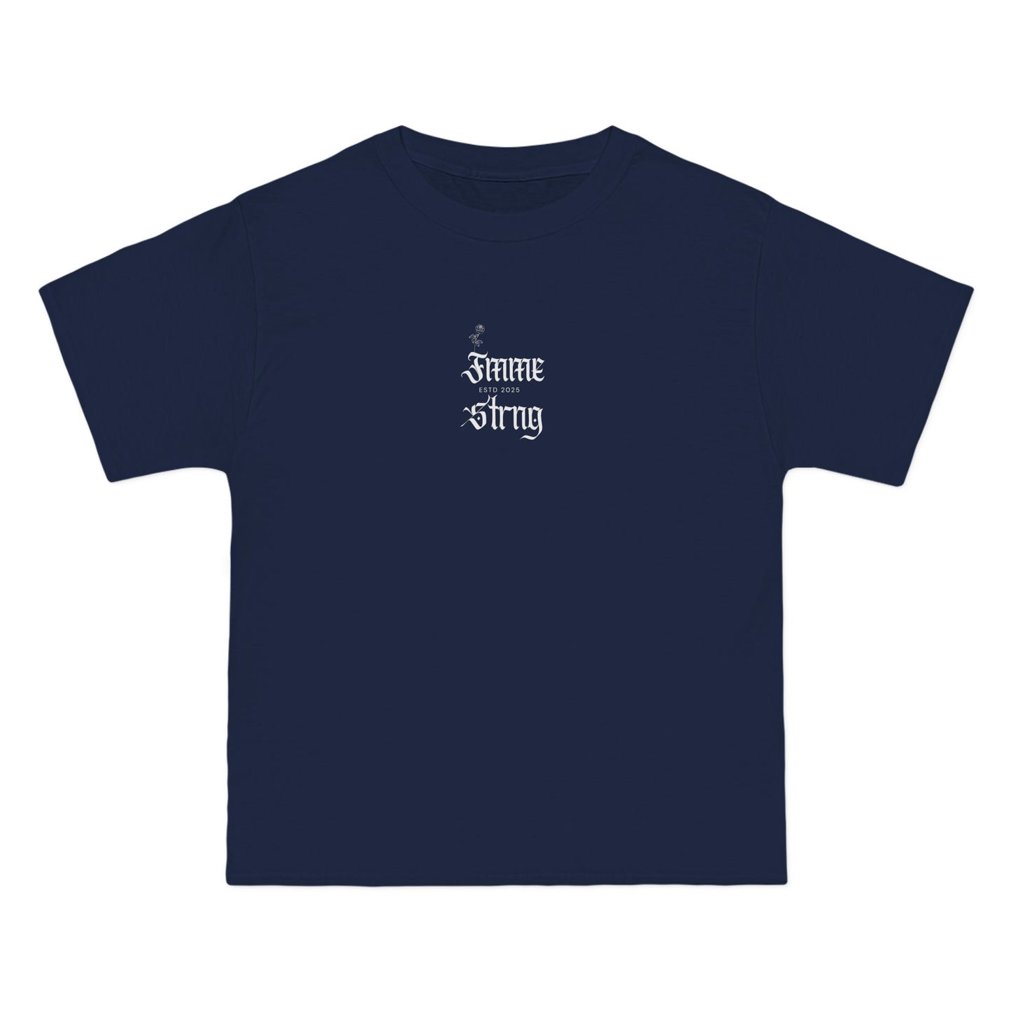 Strength Script T-Shirt — 'Strong & Strong' Minimalist Graphic Tee