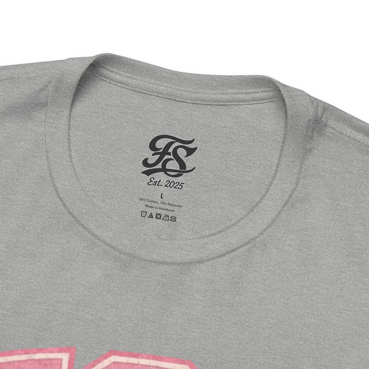 FSA Vintage Varsity Tee — Est. 2025 Pink College Shirt