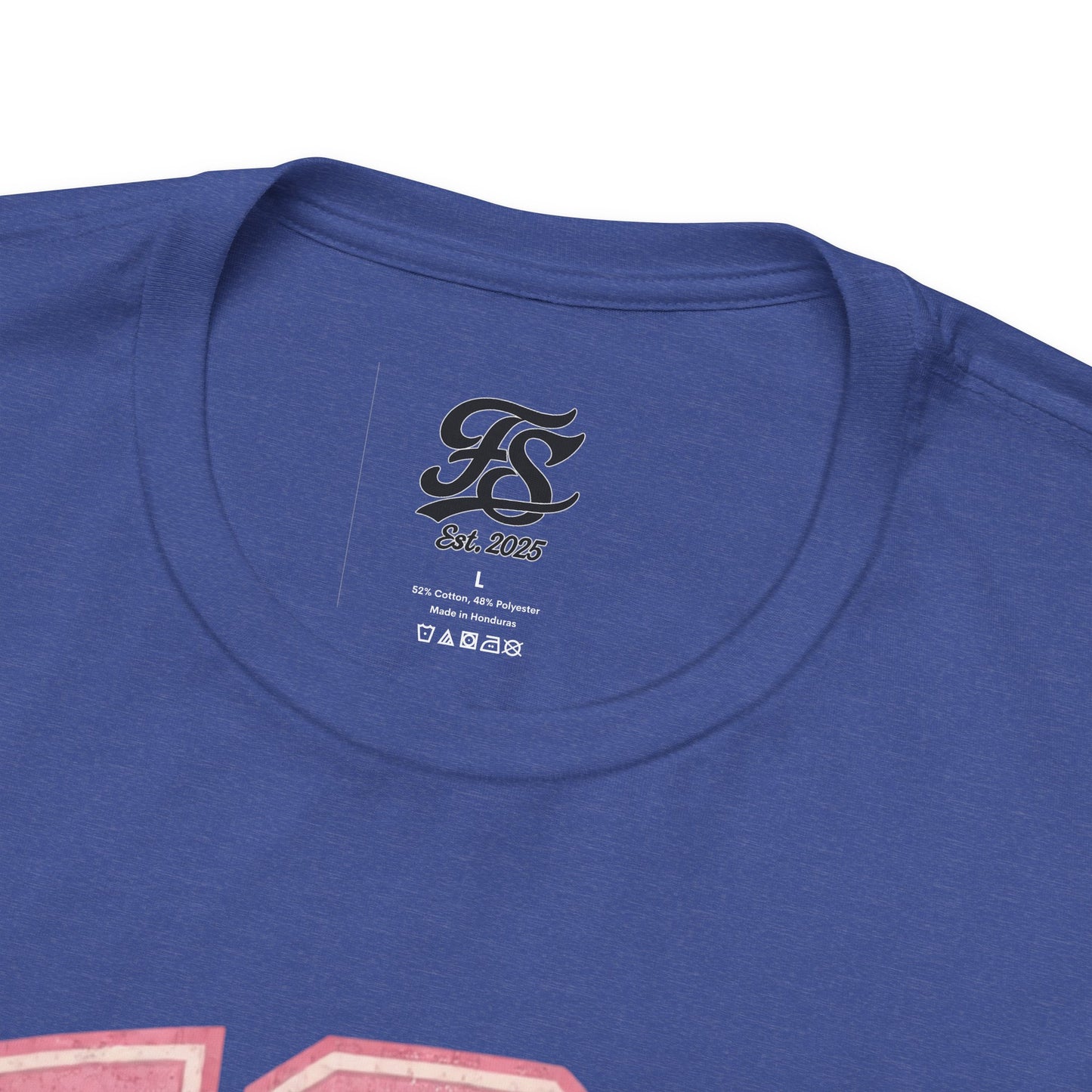 FSA Vintage Varsity Tee — Est. 2025 Pink College Shirt