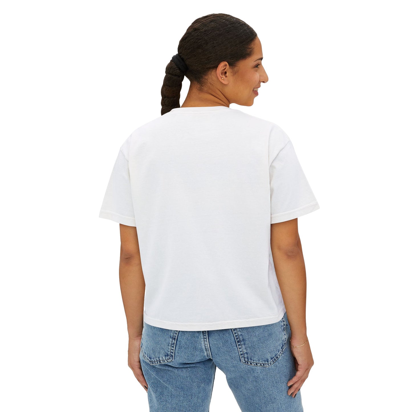 FSA Pink Collegiate Boxy Tee — Women's Casual Crop T-Shirt