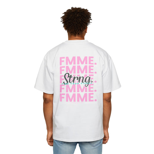 🩶 “Fmme Strng on Repeat” Oversized Graphic Tee 💫✨