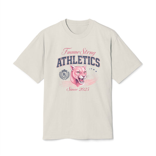 Athletics Tee — Femme Strong Pink Panther Vintage Graphic