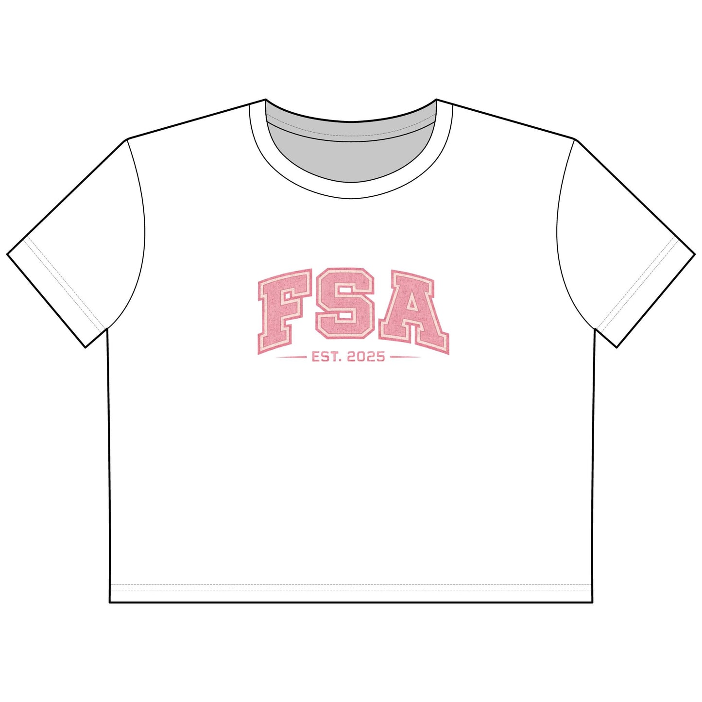 Fmme Strng Winged Crest Boxy Crop 🪽