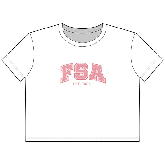Fmme Strng Winged Crest Boxy Crop 🪽