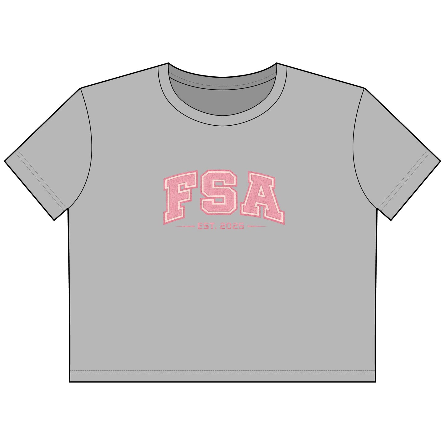 Fmme Strng Winged Crest Boxy Crop 🪽