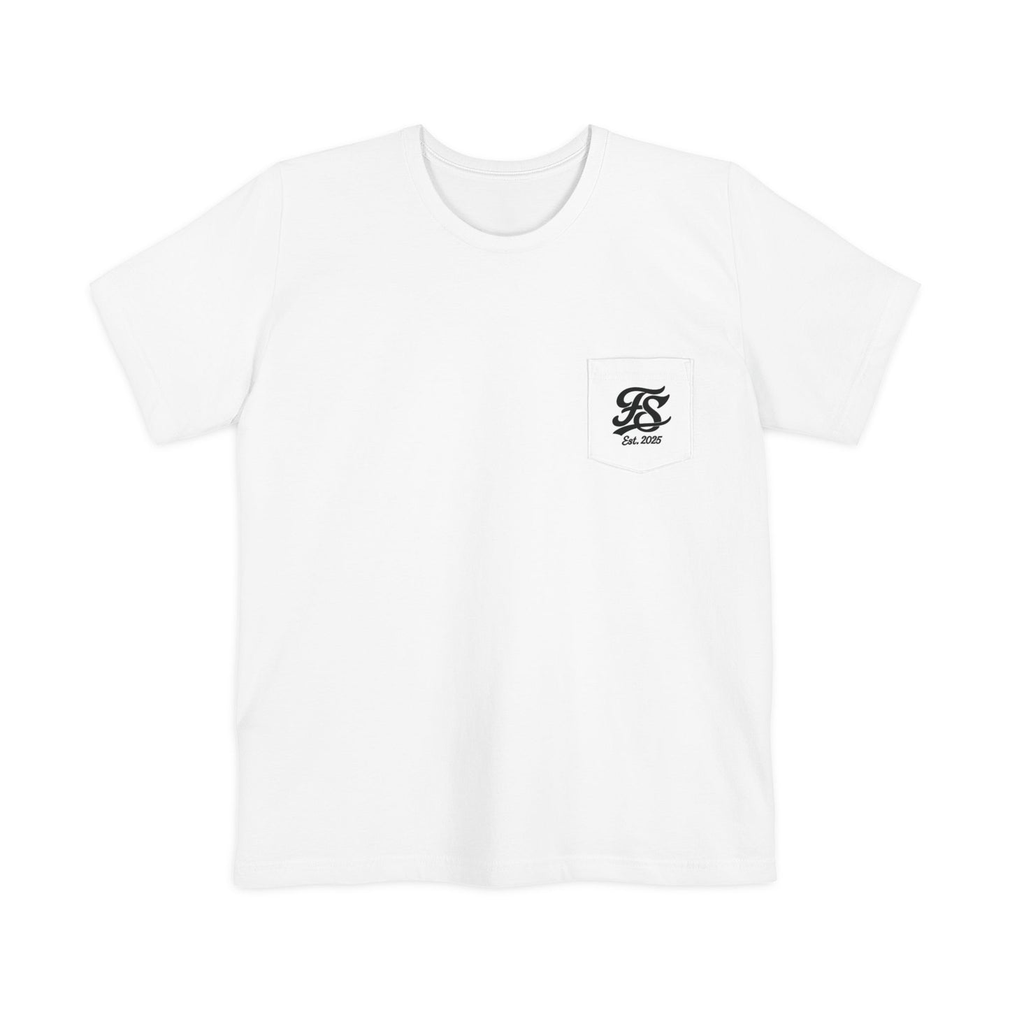 Pocket Logo T-Shirt — Minimal Monogram Pocket Tee