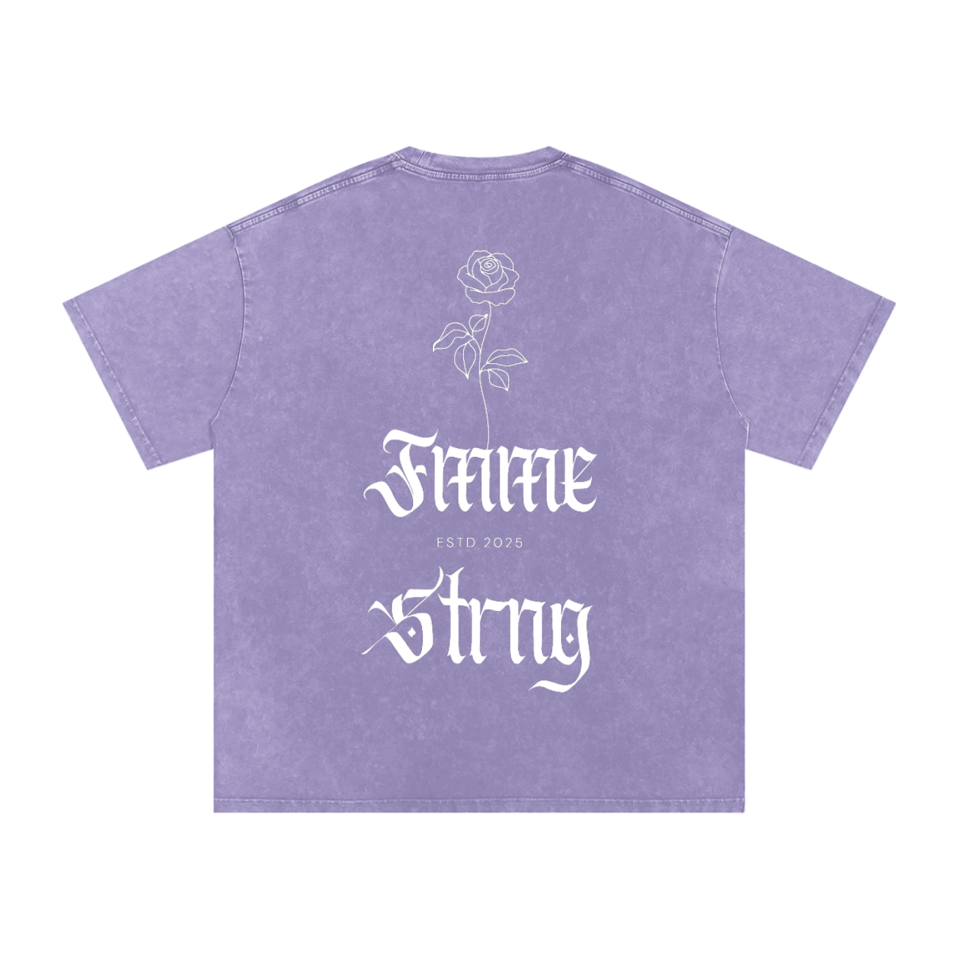 Snow-Washed Heavyweight Rose Tee 🌹 ❄️