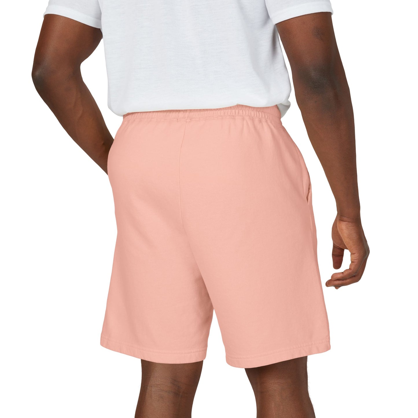 Embroidered Retro Monogram Sweat Shorts — "Established 2023" Lightweight Fleece