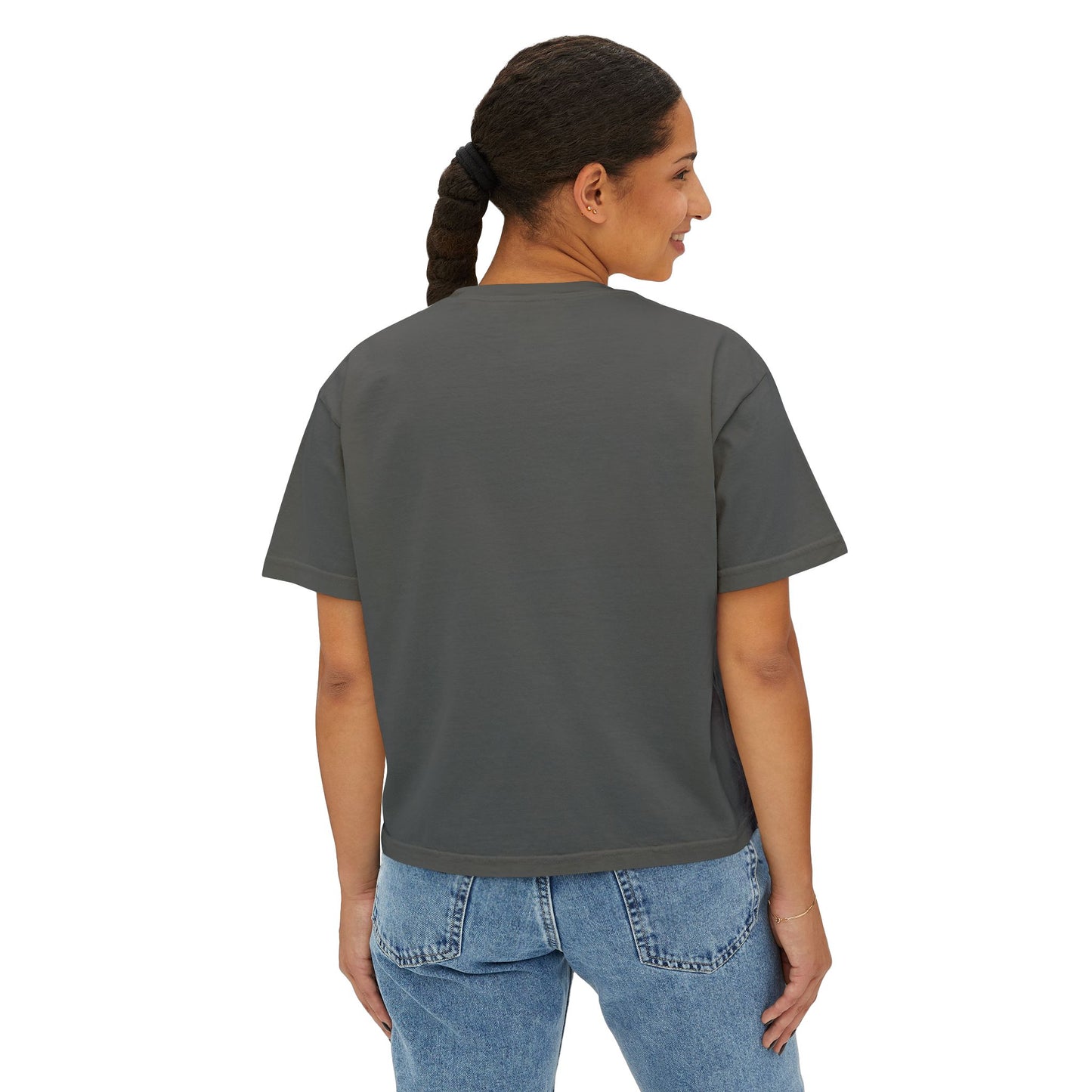FSA Pink Collegiate Boxy Tee — Women's Casual Crop T-Shirt