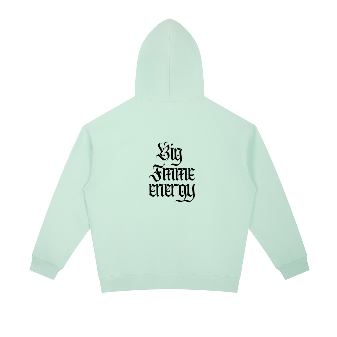 Heavyweight Fleece Hoodie: Big Fmme Energy (Black Text) 🖤 ✨