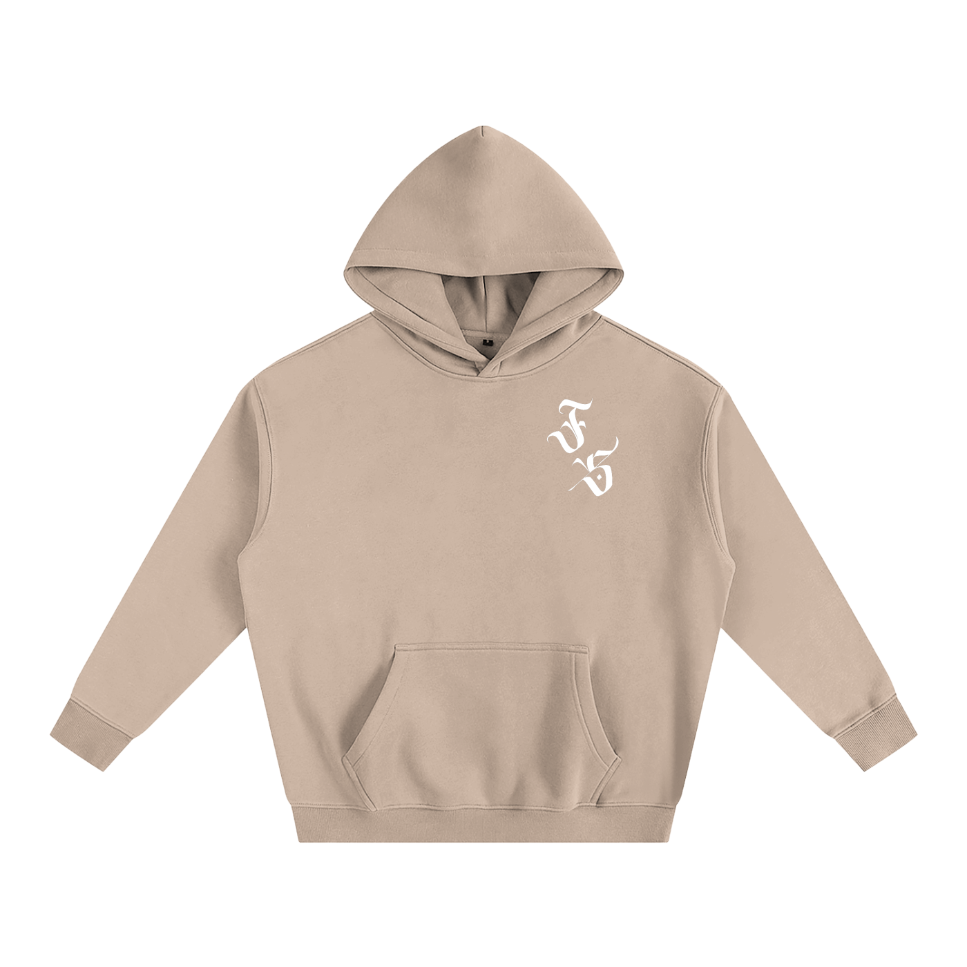 Oversized Drop Shoulder Fleece Hoodie 🌫️ 🍂
