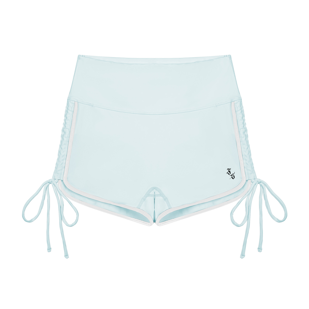 Women’s Color Block High Waisted Yoga Shorts