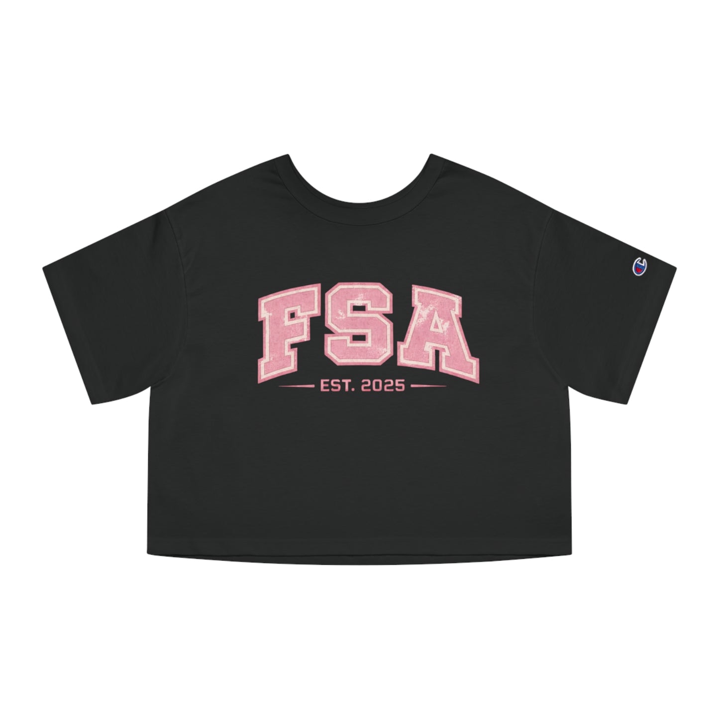 FSA Pink Collegiate Crop Tee