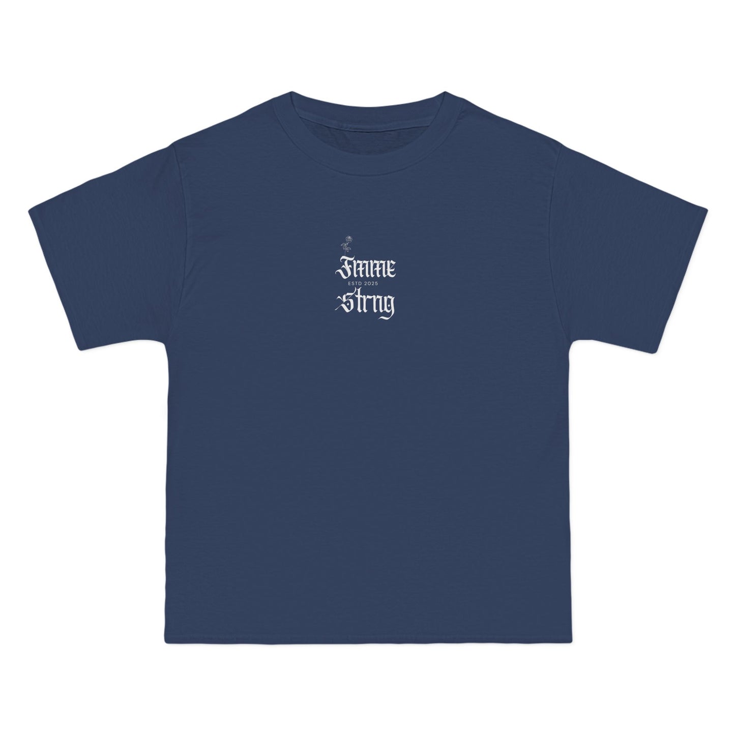 Strength Script T-Shirt — 'Strong & Strong' Minimalist Graphic Tee