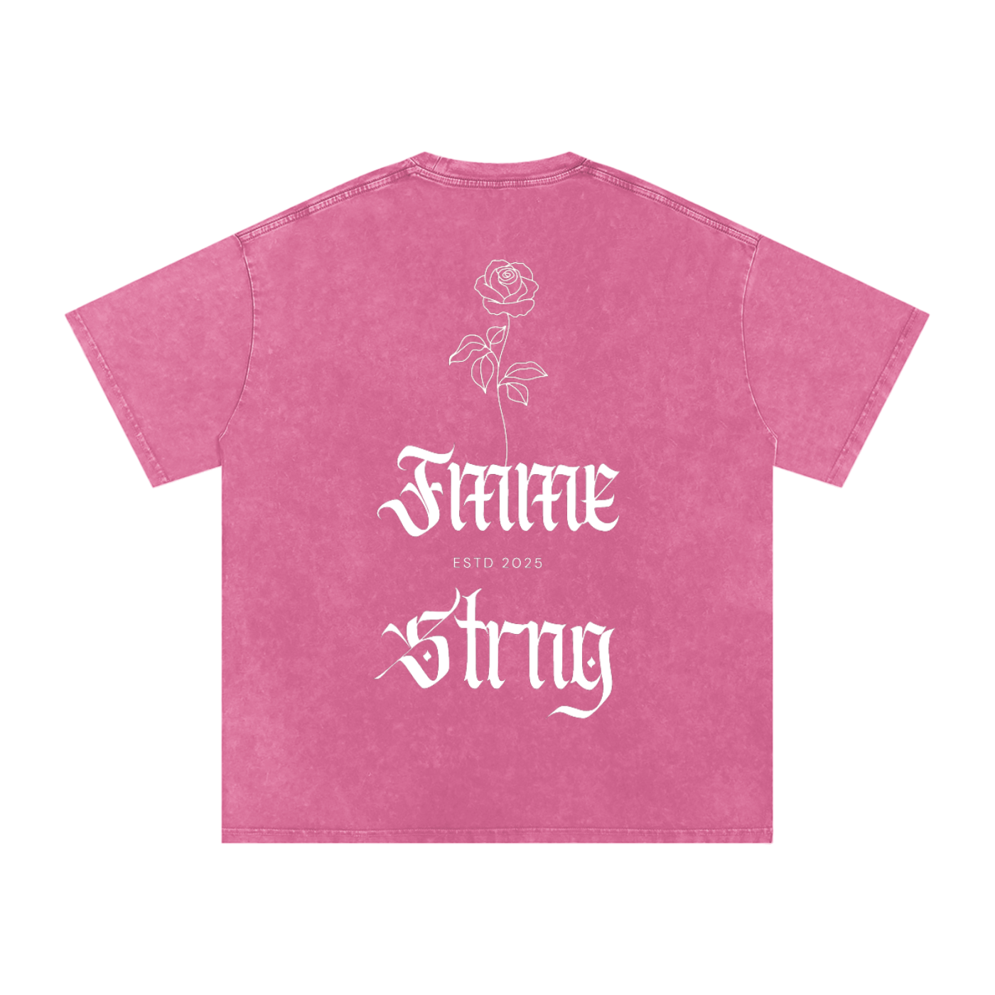 Snow-Washed Heavyweight Rose Tee 🌹 ❄️