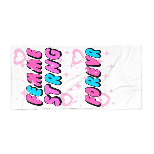 "Sugar + Spice" Puff Beach Towel 💖✨🏖️