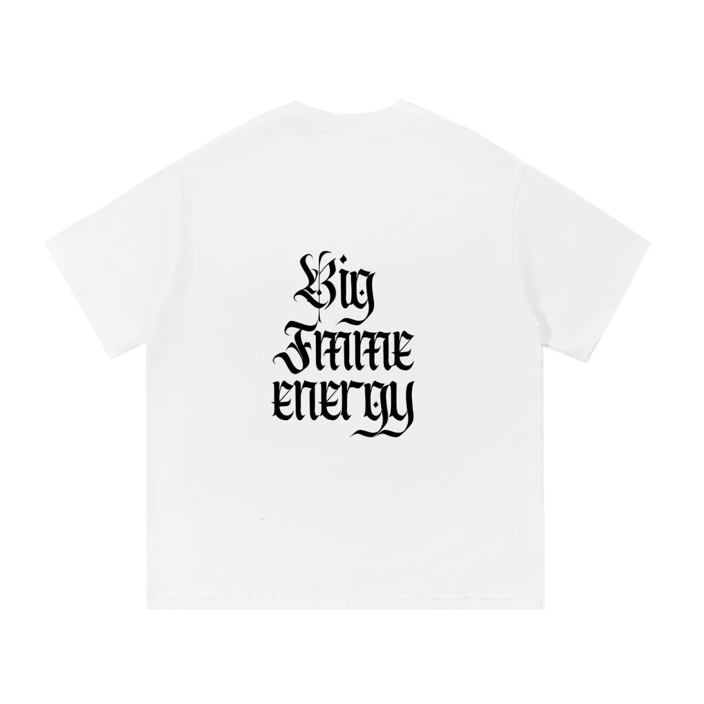 Fmme Strng Essential Cotton Tee 🤍✨ (Big Femme Energy 💅)