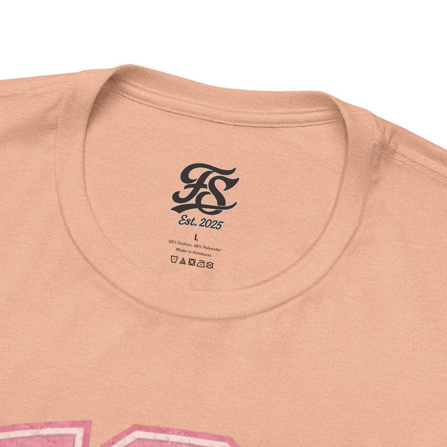 FSA Vintage Varsity Tee — Est. 2025 Pink College Shirt