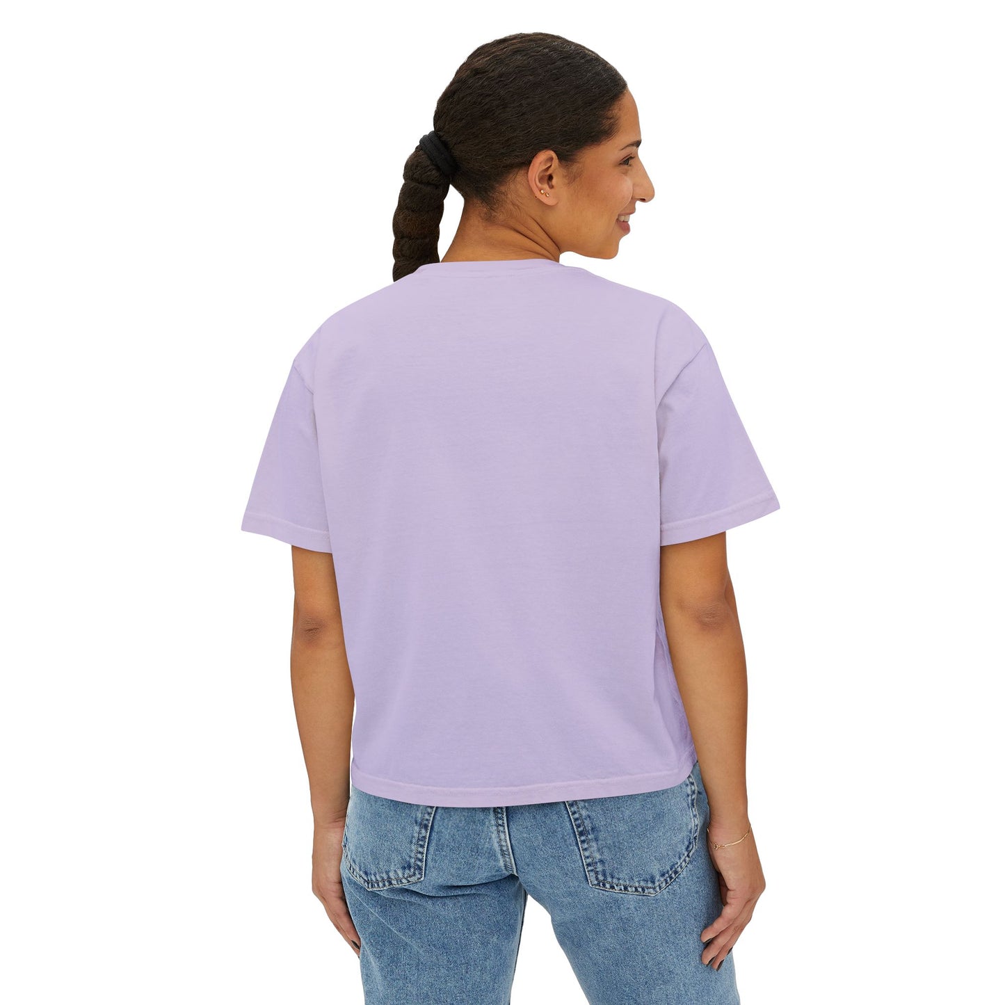 FSA Pink Collegiate Boxy Tee — Women's Casual Crop T-Shirt
