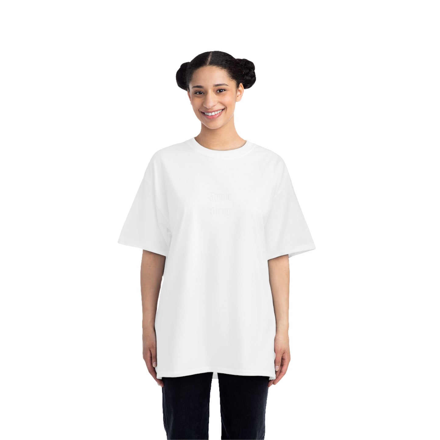 Strength Script T-Shirt — 'Strong & Strong' Minimalist Graphic Tee