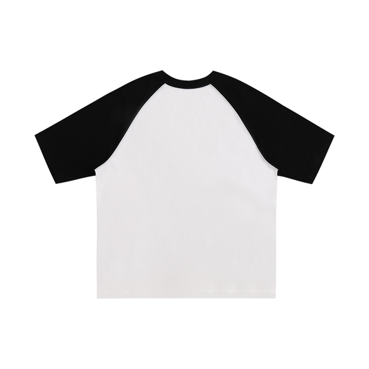 🤍 Color-Blocked Raglan Sleeve T-Shirt 🤍