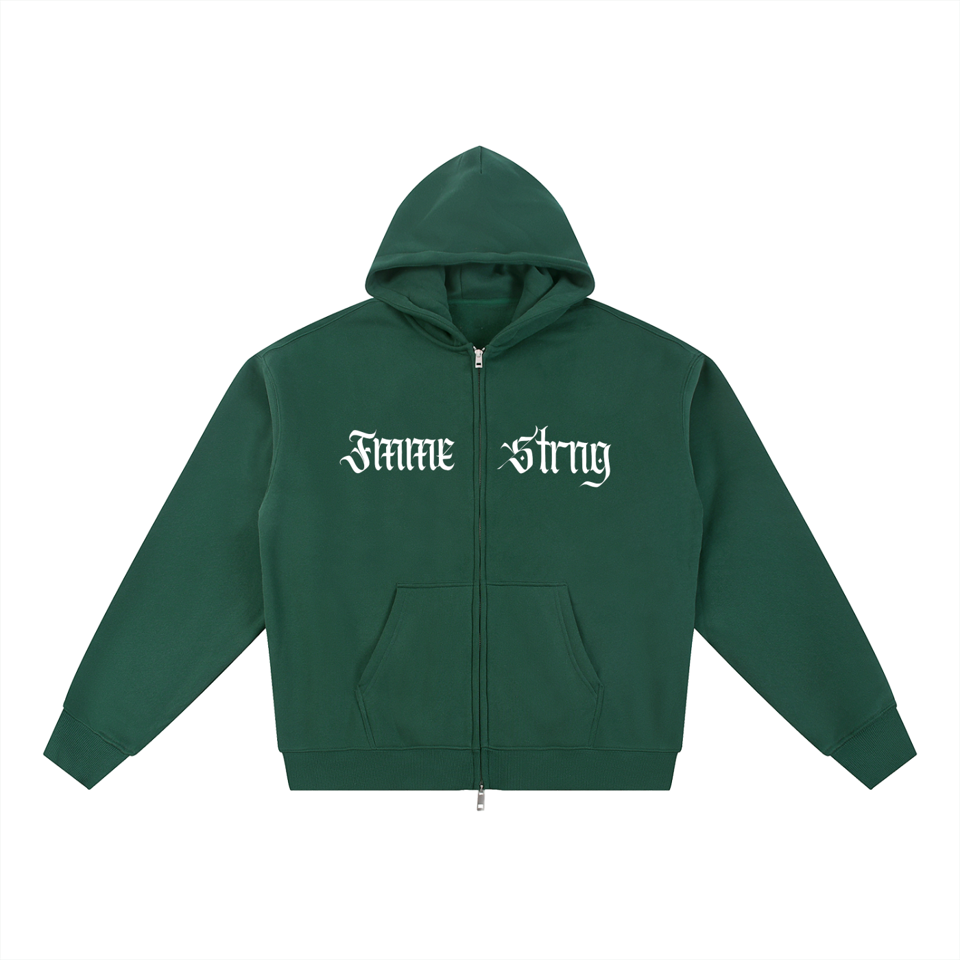 🩶 Essential Fleece Zip-Through Hoodie 🩶