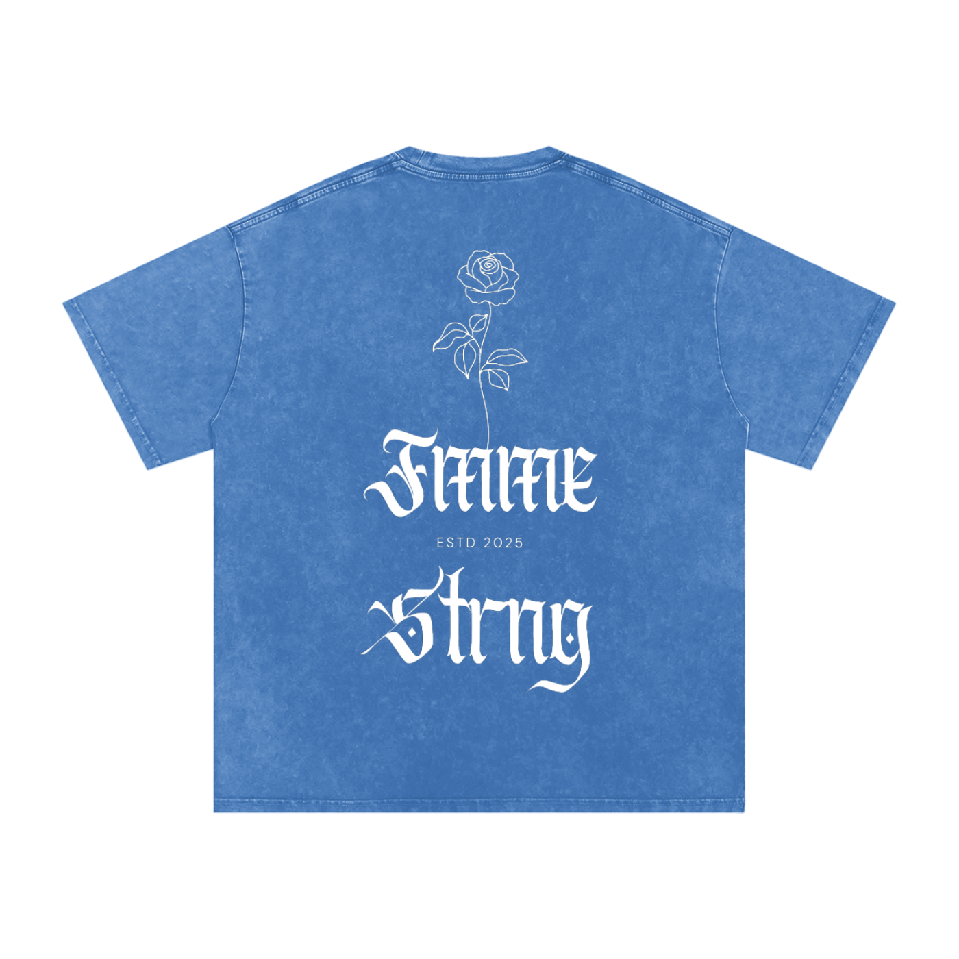 Snow-Washed Heavyweight Rose Tee 🌹 ❄️