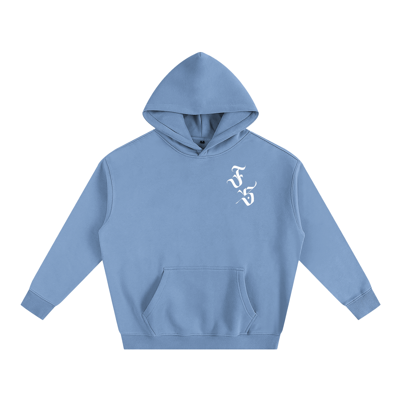 Oversized Drop Shoulder Fleece Hoodie 🌫️ 🍂