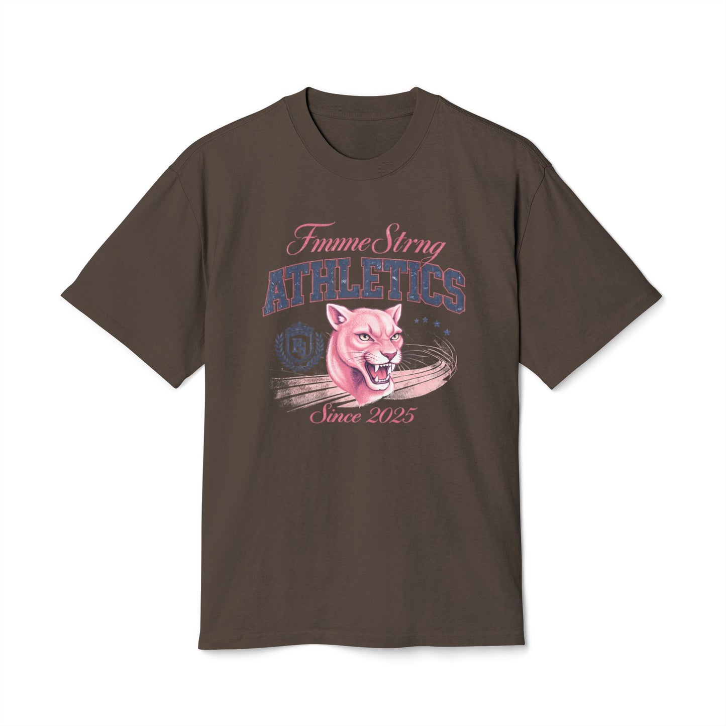 Athletics Tee — Femme Strong Pink Panther Vintage Graphic