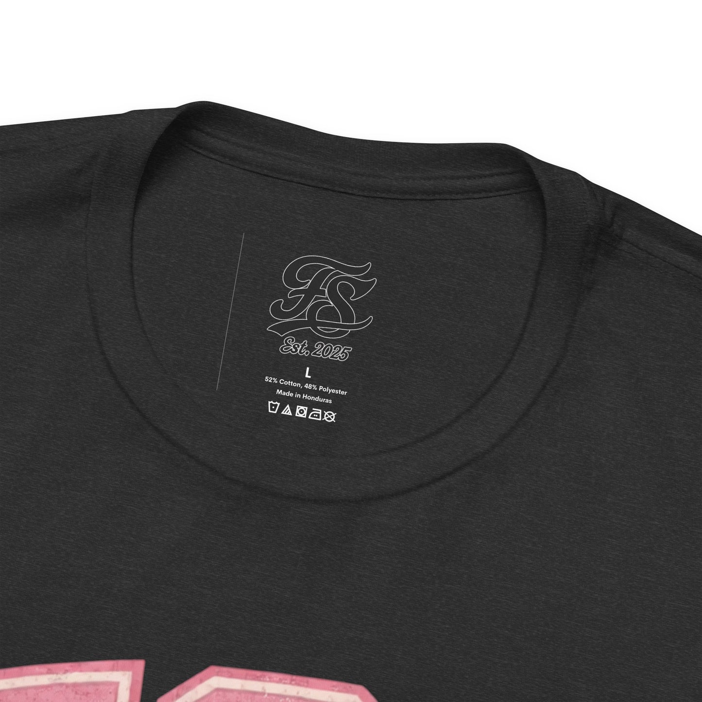 FSA Vintage Varsity Tee — Est. 2025 Pink College Shirt