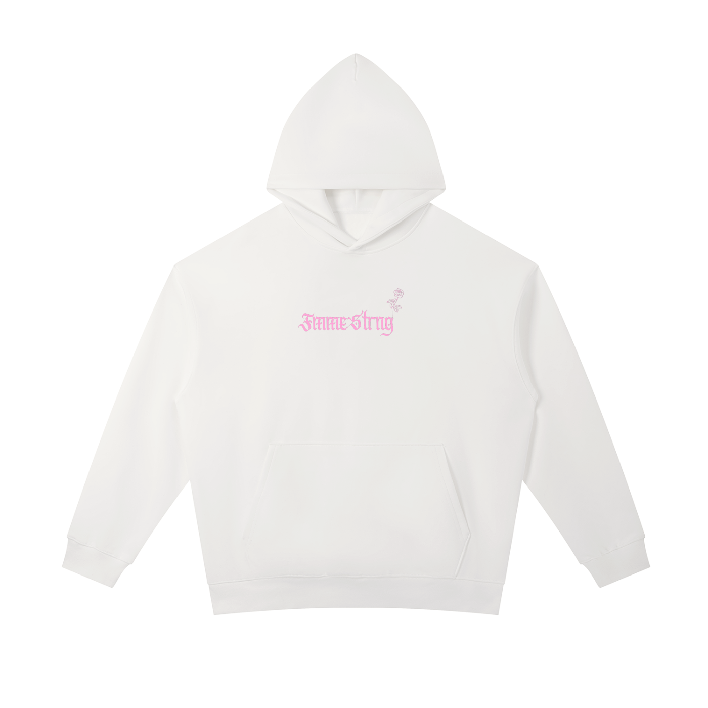Cozy Heavyweight Fleece Hoodie: Big Fmme Energy 🤍🩷