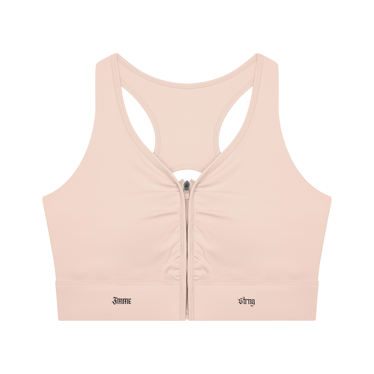 Women’s Cropped Zip Yoga Sports Bra